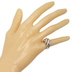 Tiffany & Co Twist Loop Vintage 925 Sterling Silver Gold Ring — view 2