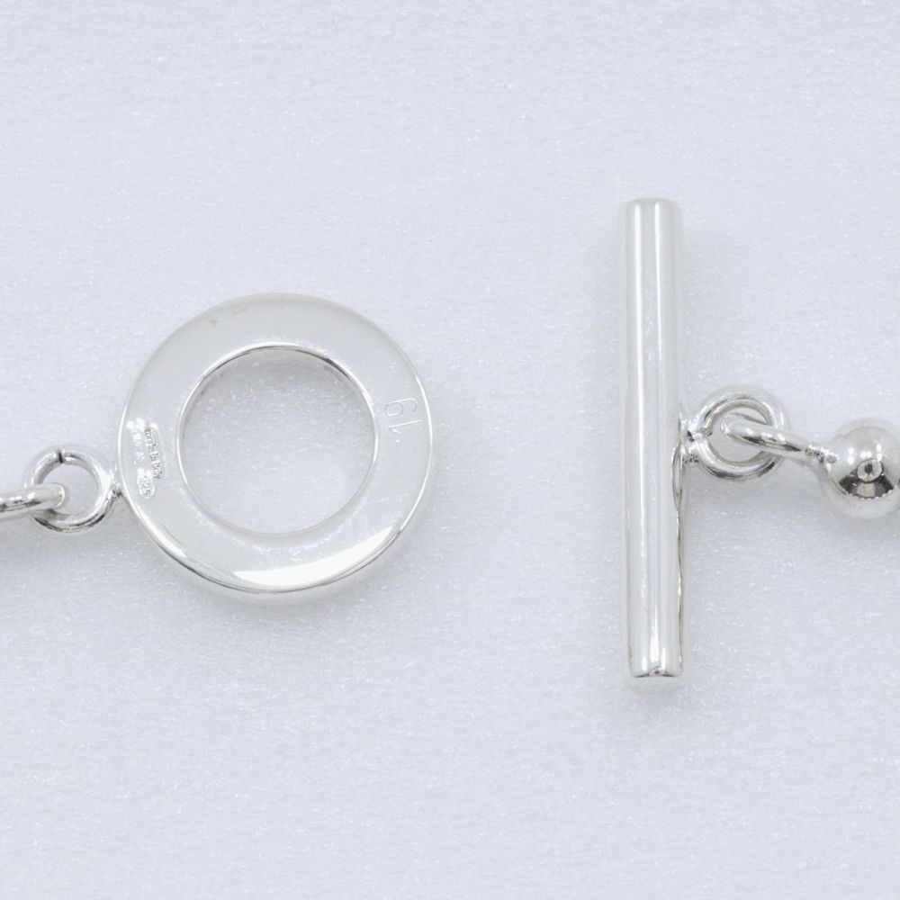 Gucci Toggle Ball Chain 925 Sterling Silver Bracelet — view 6