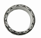 Louis Vuitton Ring LV Drift Logo S Silver Black — view 3
