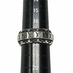Louis Vuitton Ring LV Drift Logo S Silver Black — view 7