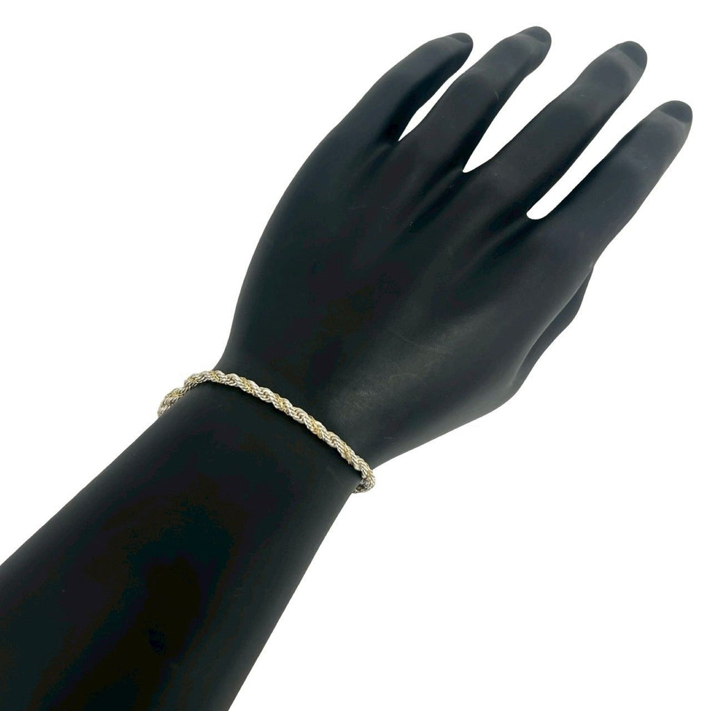 Tiffany & Co Twist Loop Bracelet 925 Sterling Silver Gold — view 2