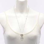 Chanel Necklace CC Logo Drop Stainless Steel — view 5