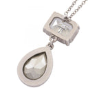 Chanel Necklace CC Logo Drop Stainless Steel — view 2
