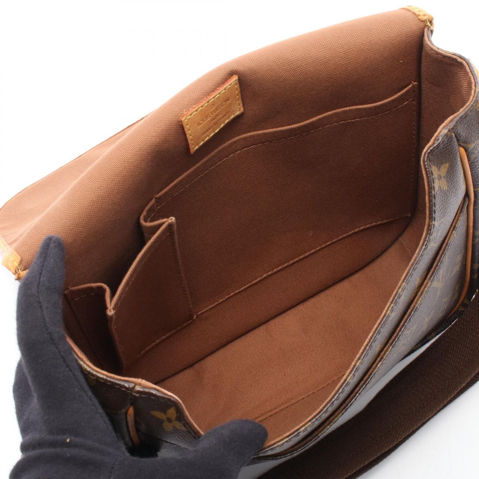 Louis Vuitton Shoulder Bag Messenger PM Monogram Canvas Leather PM — view 3