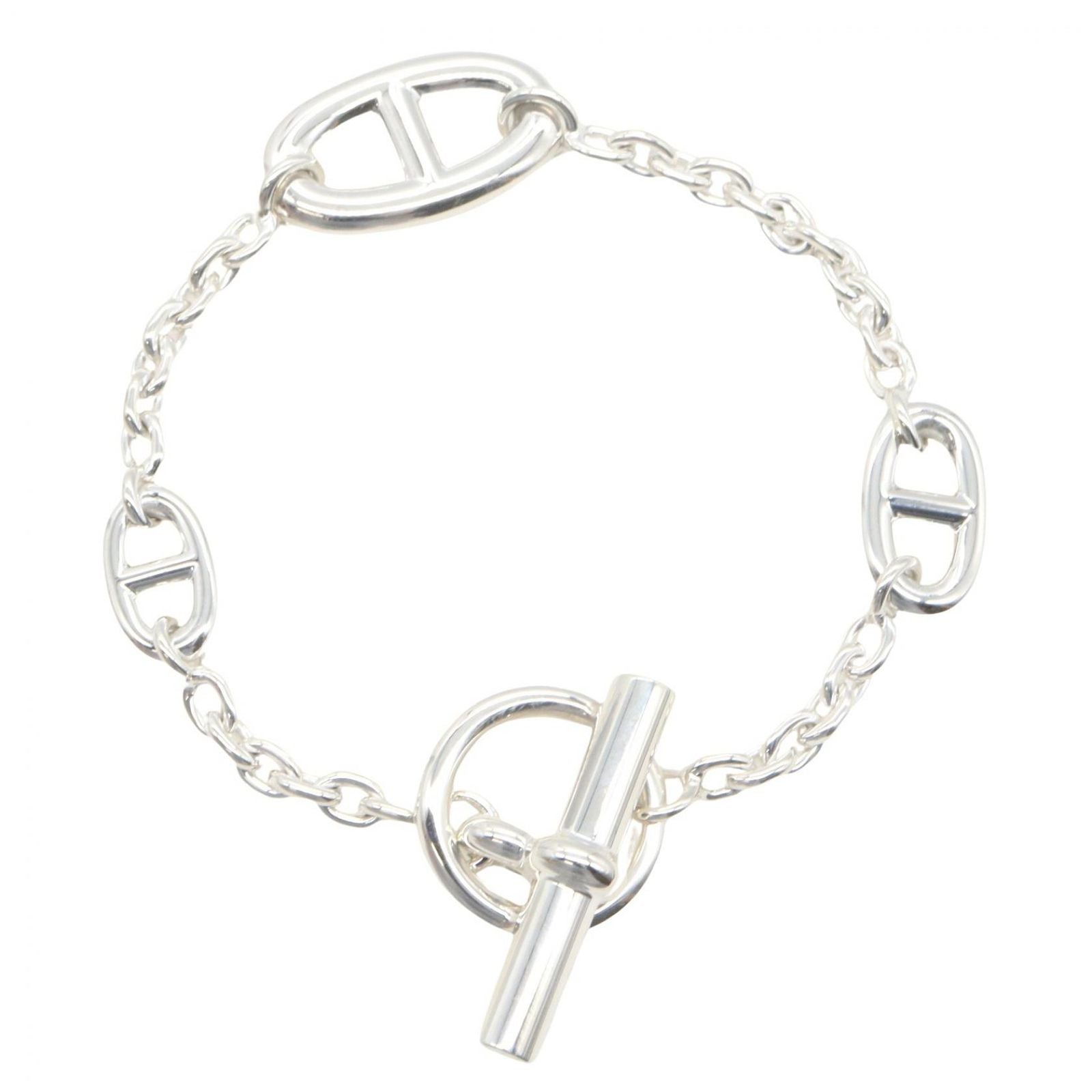 Hermes Bracelet Farandole LG 16.5 cm 925 Sterling Silver