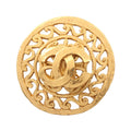 Chanel Brooch CC Logo Circle