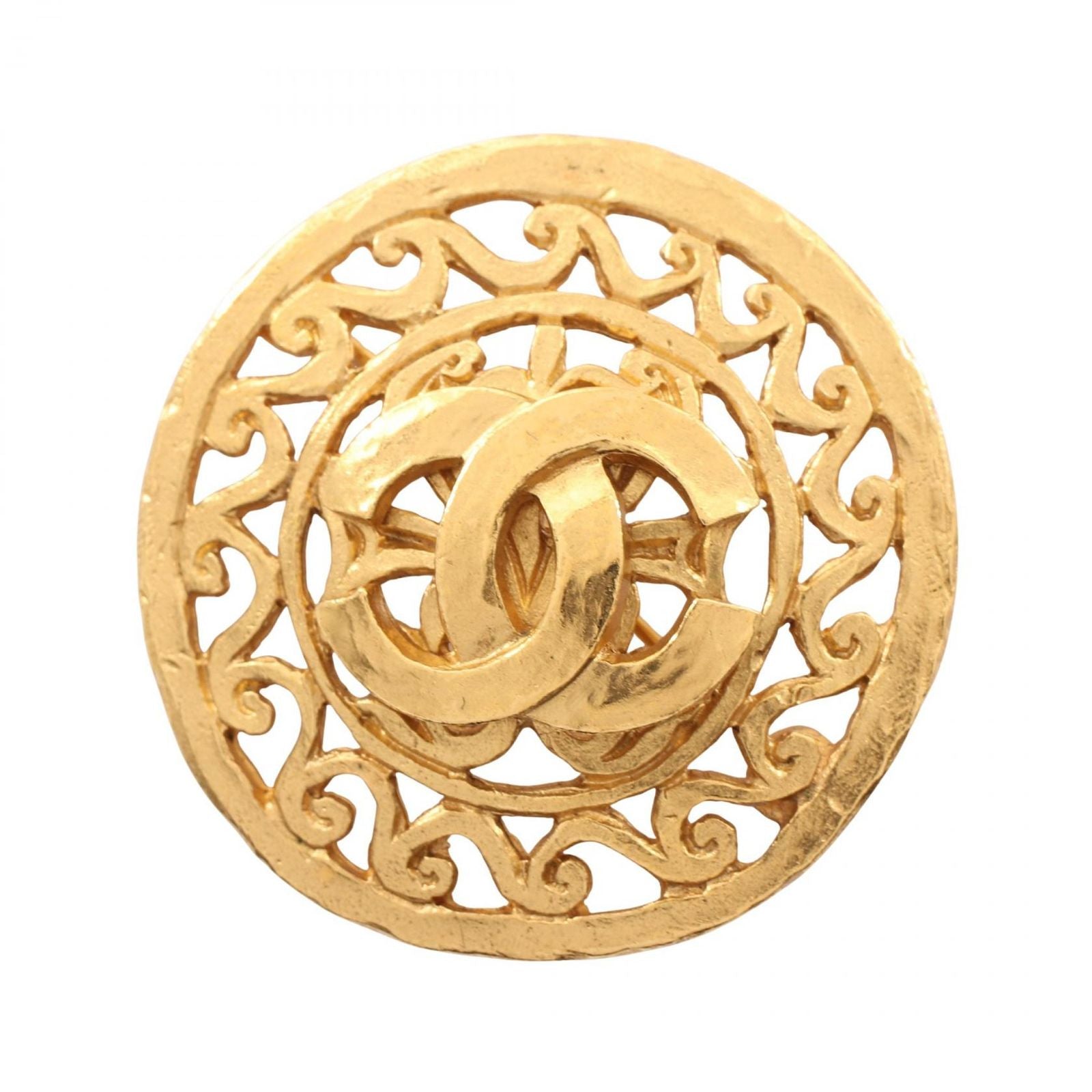 Chanel Brooch CC Logo Circle