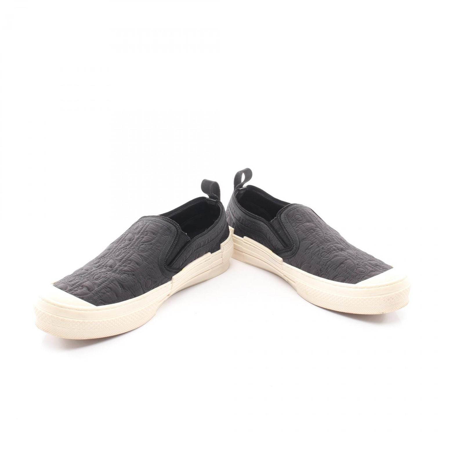 Dior Slip Ons Oblique Jacquard Black Sneakers — view 3