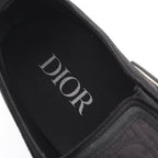 Dior Slip Ons Oblique Jacquard Black Sneakers — view 5