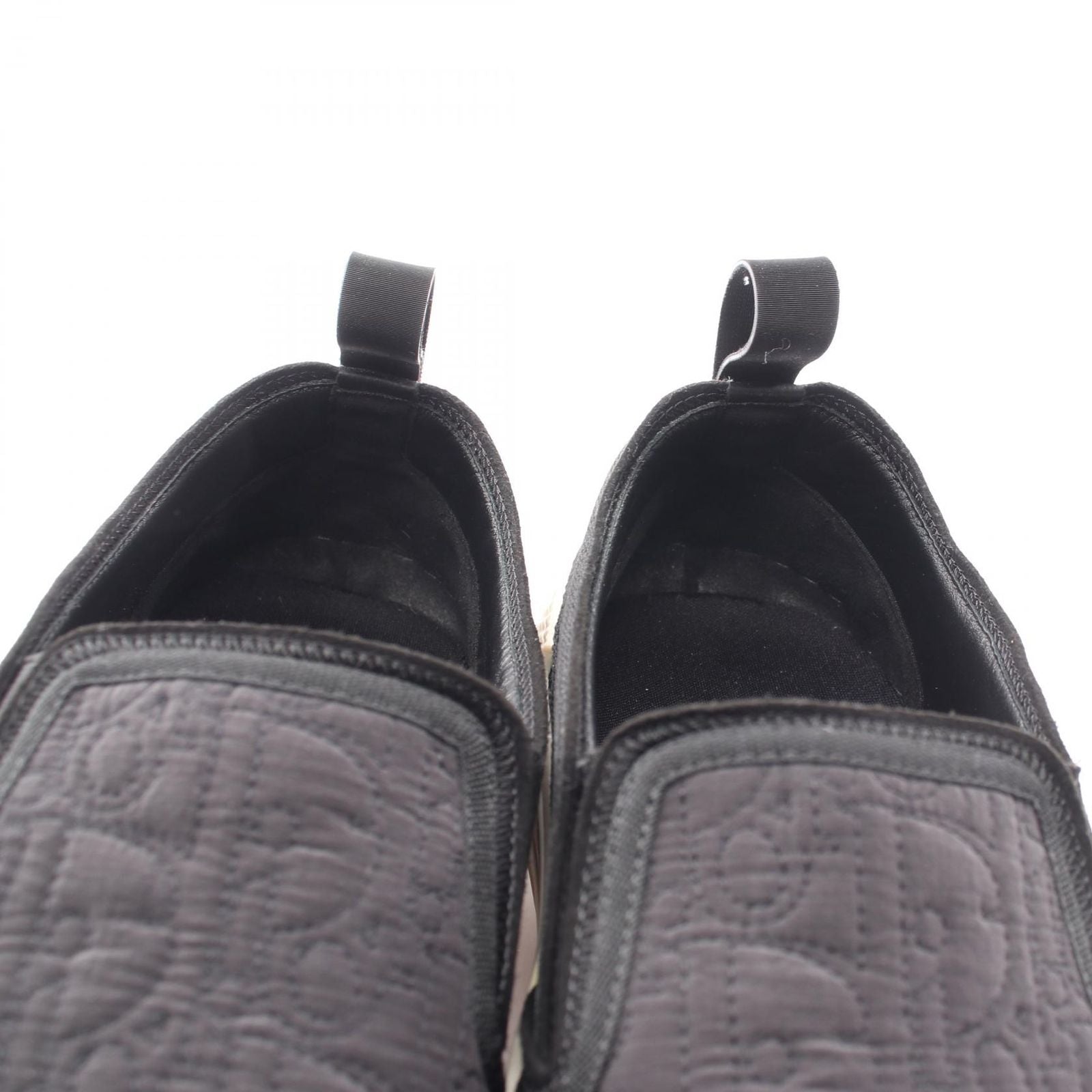 Dior Slip Ons Oblique Jacquard Black Sneakers — view 8