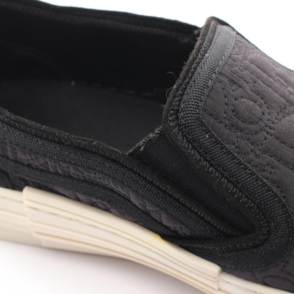 Dior Slip Ons Oblique Jacquard Black Sneakers — view 7