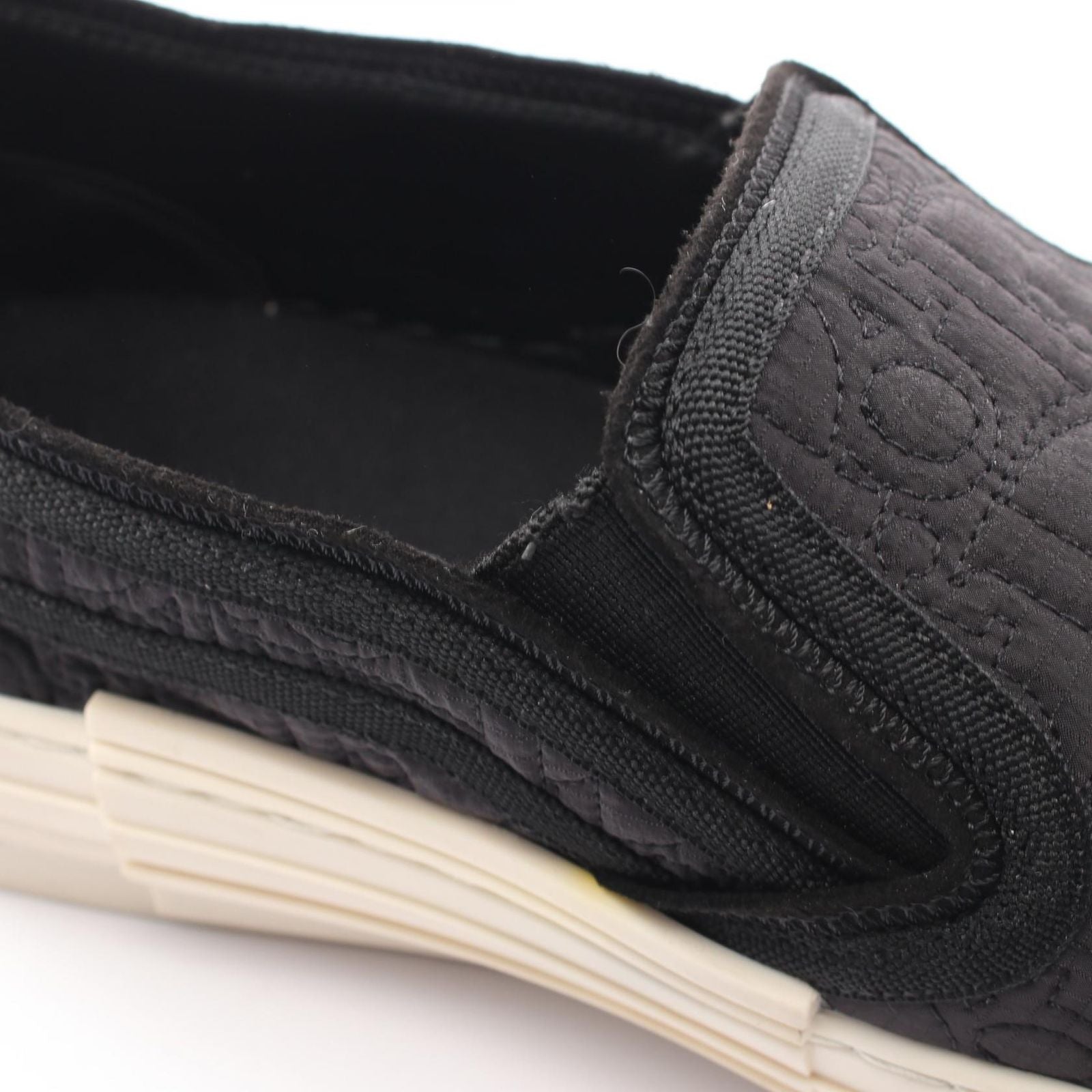 Dior Slip Ons Oblique Jacquard Black Sneakers — view 7