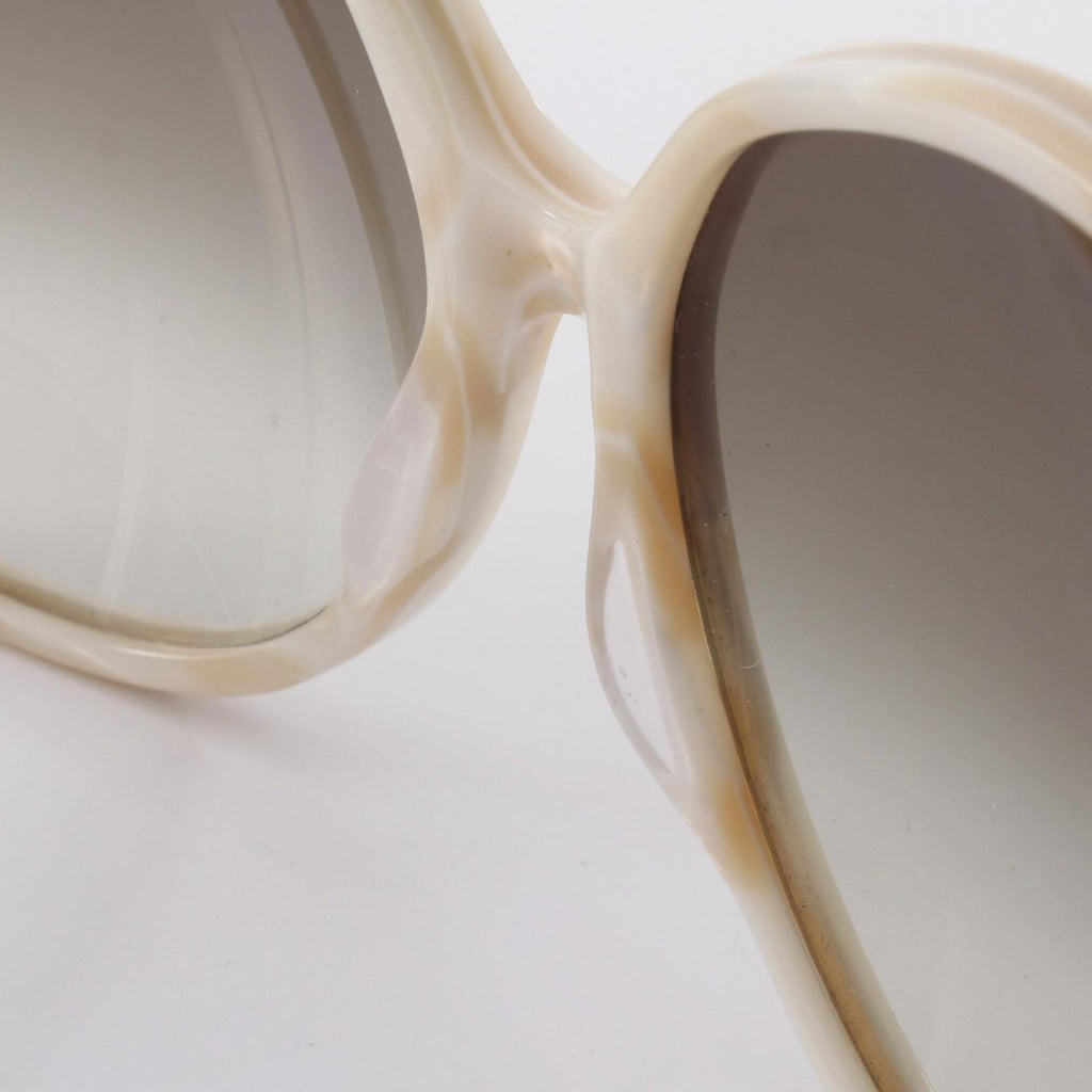 Gucci Sunglasses Gradient Lens White Acetate Eyewear — view 6