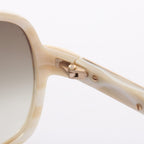 Gucci Sunglasses Gradient Lens White Acetate Eyewear — view 8