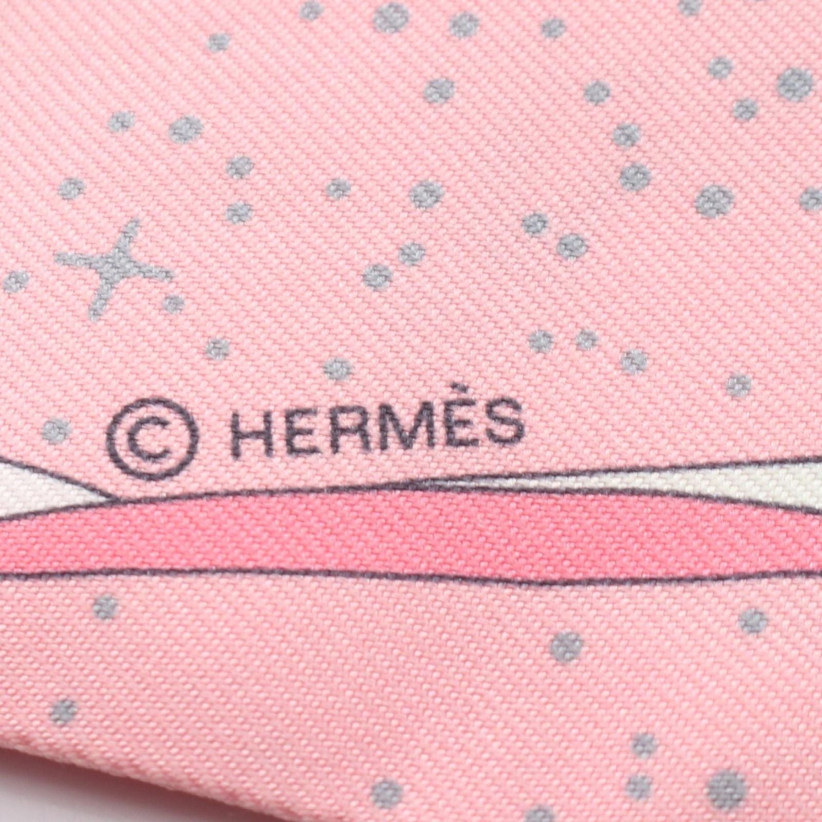 Hermes Scarf Twill Space Derby Silk — view 4