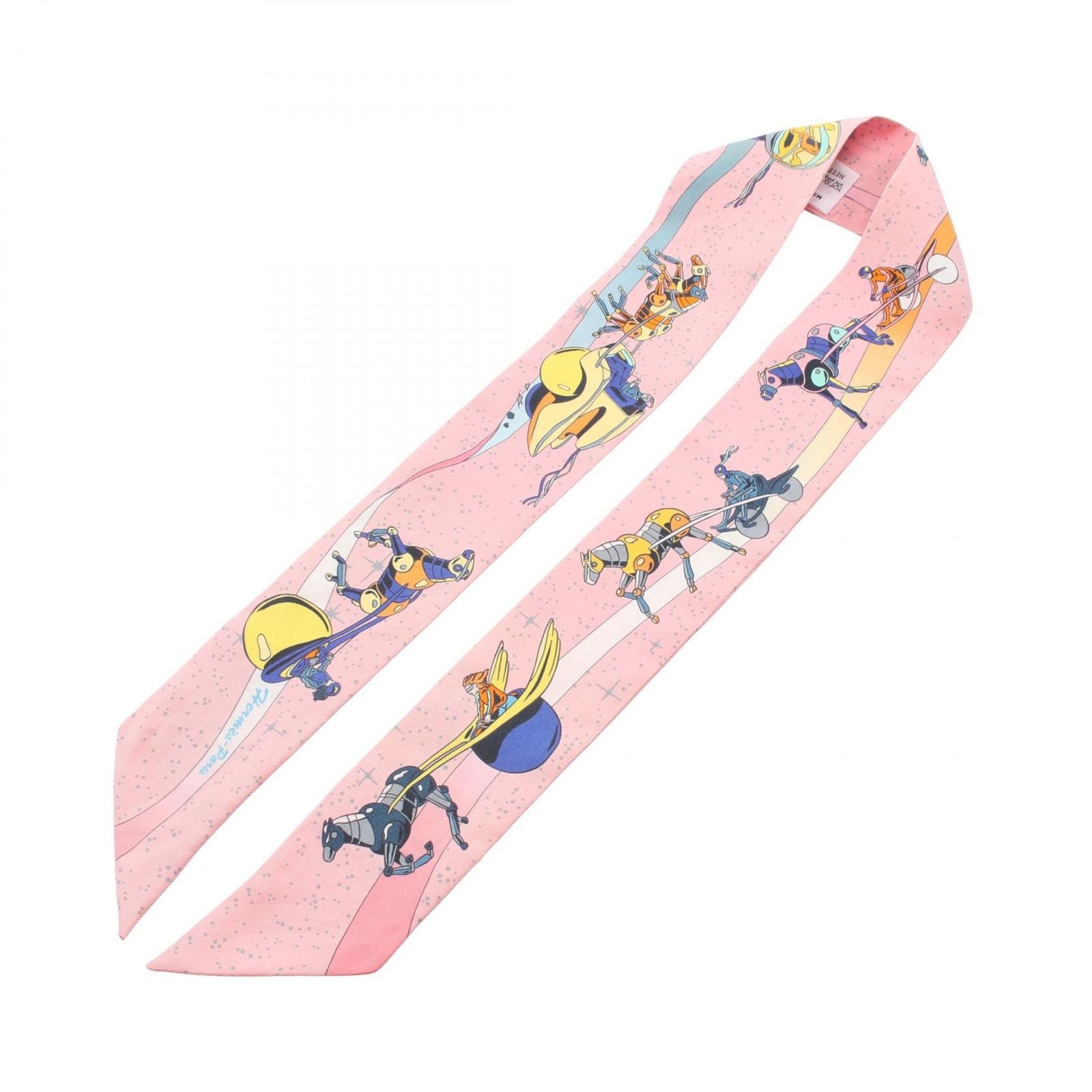 Hermes Scarf Twill Space Derby Silk — view 2