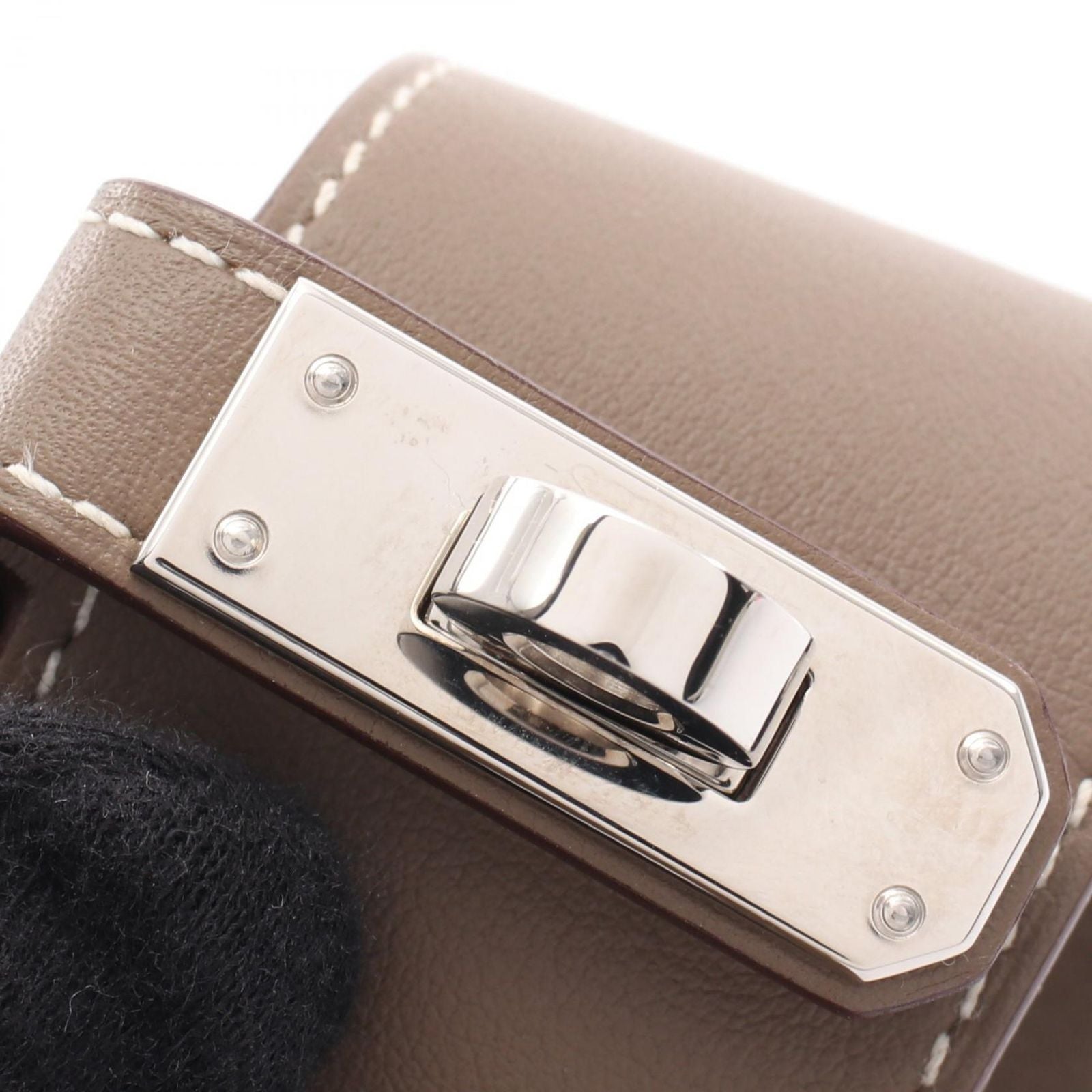 Hermes Bracelet Kelly Twist GM Stainless Steel Leather — view 8
