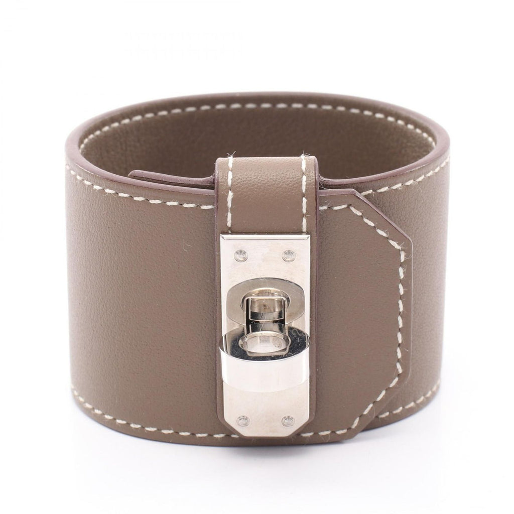 Hermes Bracelet Kelly Twist GM Stainless Steel Leather