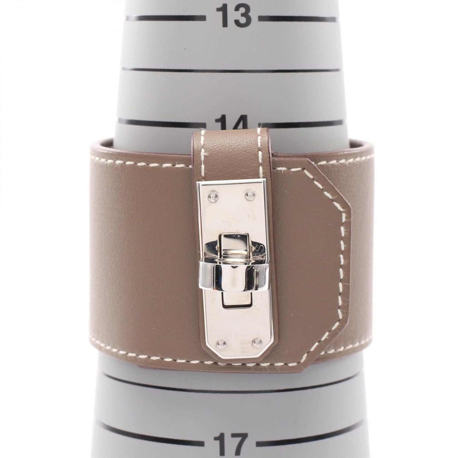 Hermes Bracelet Kelly Twist GM Stainless Steel Leather — view 6