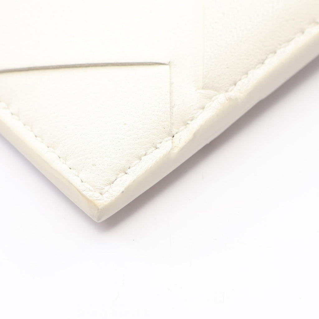 Bottega Veneta Coin Case Maxi Intrecciato White Leather — view 6