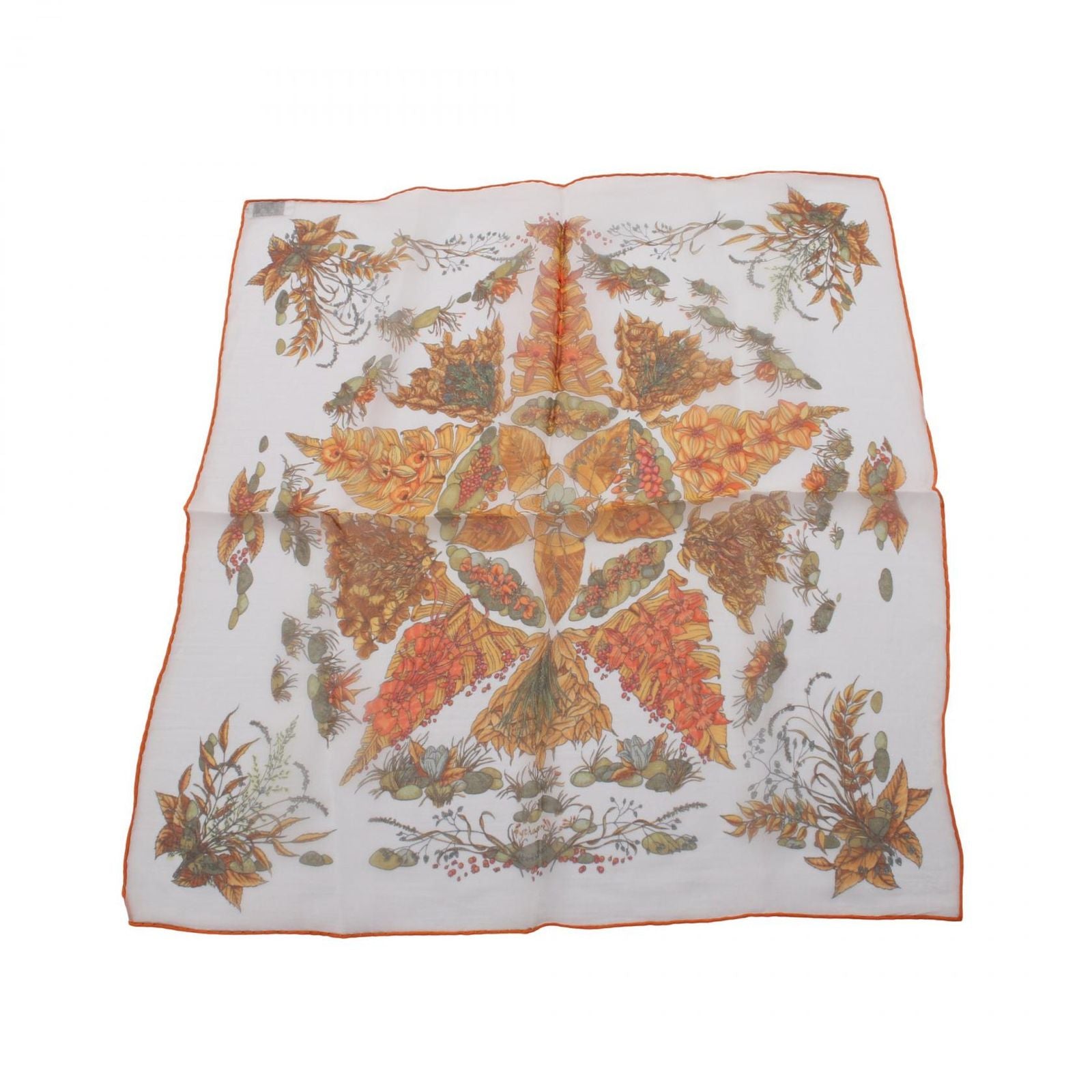 Hermes Scarf Petit Carre 45 Muslin Pythagore Silk