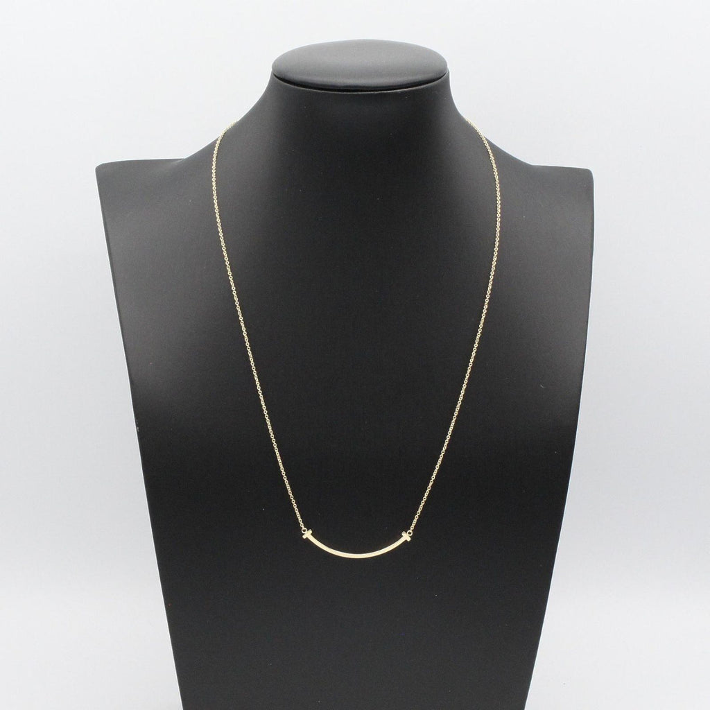 Tiffany & Co Necklace T Smile Small 40 45.5 cm 18k — view 5