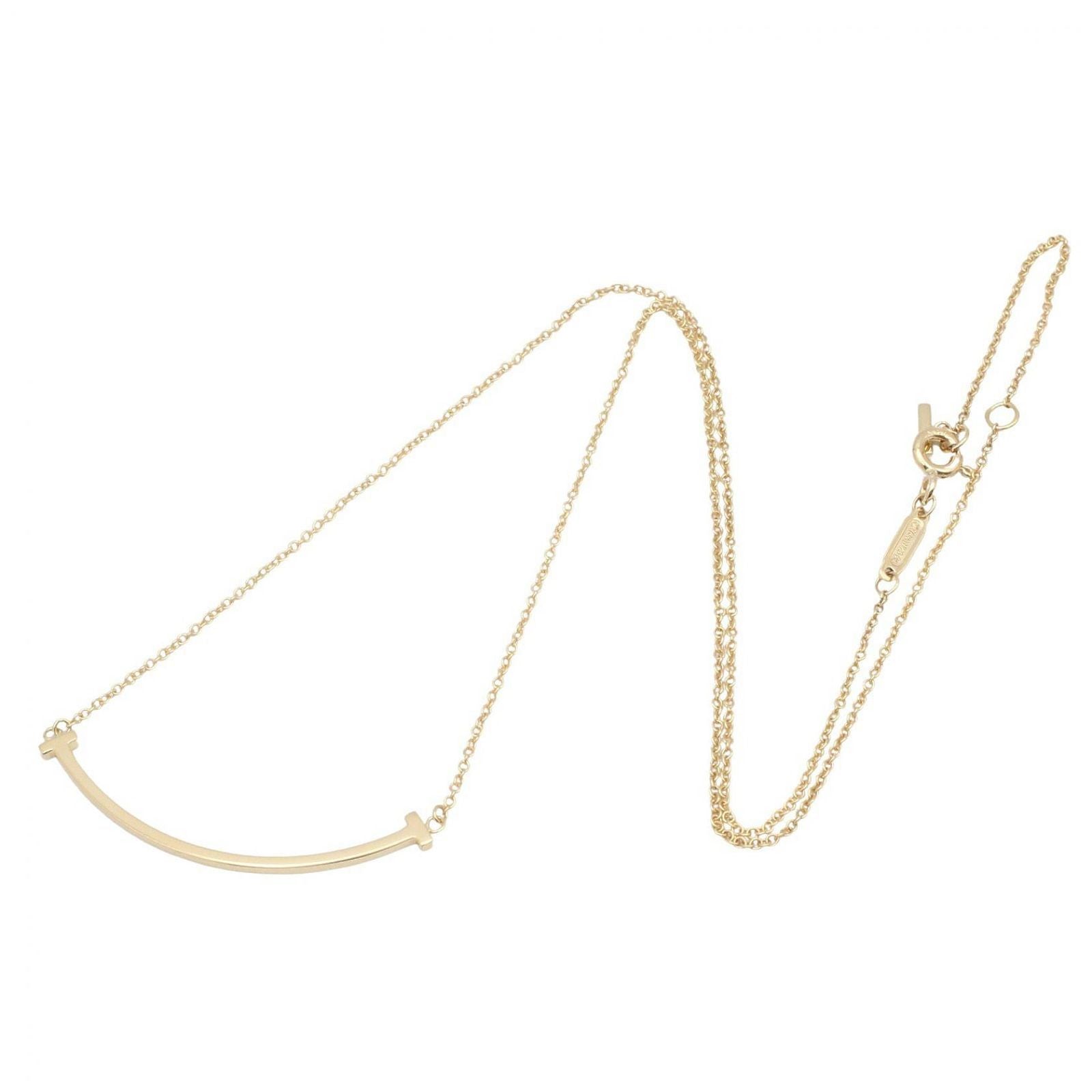 Tiffany & Co Necklace T Smile Small 40 45.5 cm 18k — view 2