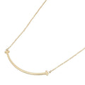 Tiffany & Co Necklace T Smile Small 40 45.5 cm 18k
