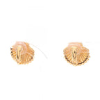 Chanel Earrings CC Logo Shell Motif — view 2
