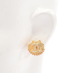 Chanel Earrings CC Logo Shell Motif — view 4