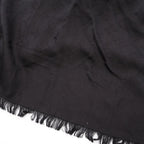 Louis Vuitton Shawl Monogram Black Silk Wool Scarf — view 4