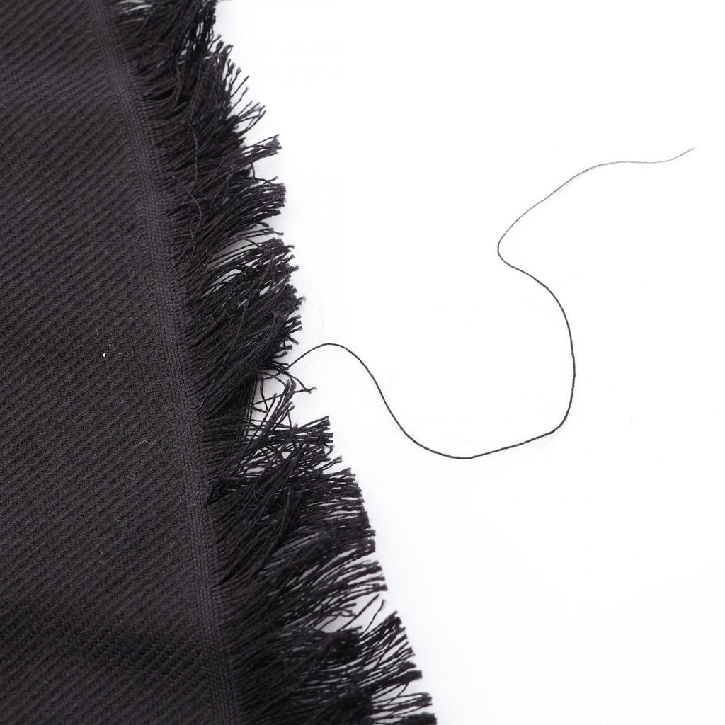 Louis Vuitton Shawl Monogram Black Silk Wool Scarf — view 5