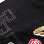 Louis Vuitton Scarf Echarpe Carre LV League Black Wool — view 4
