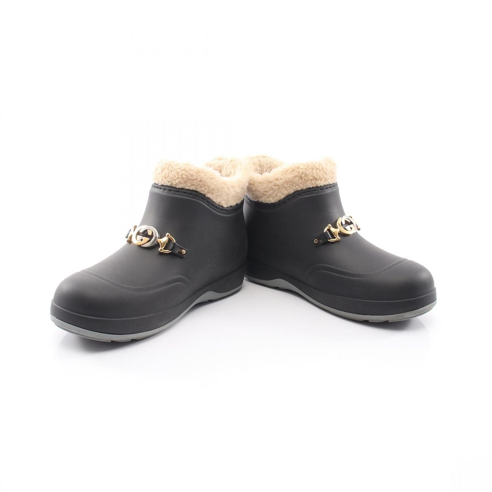 Gucci Boots Interlocking Black — view 3
