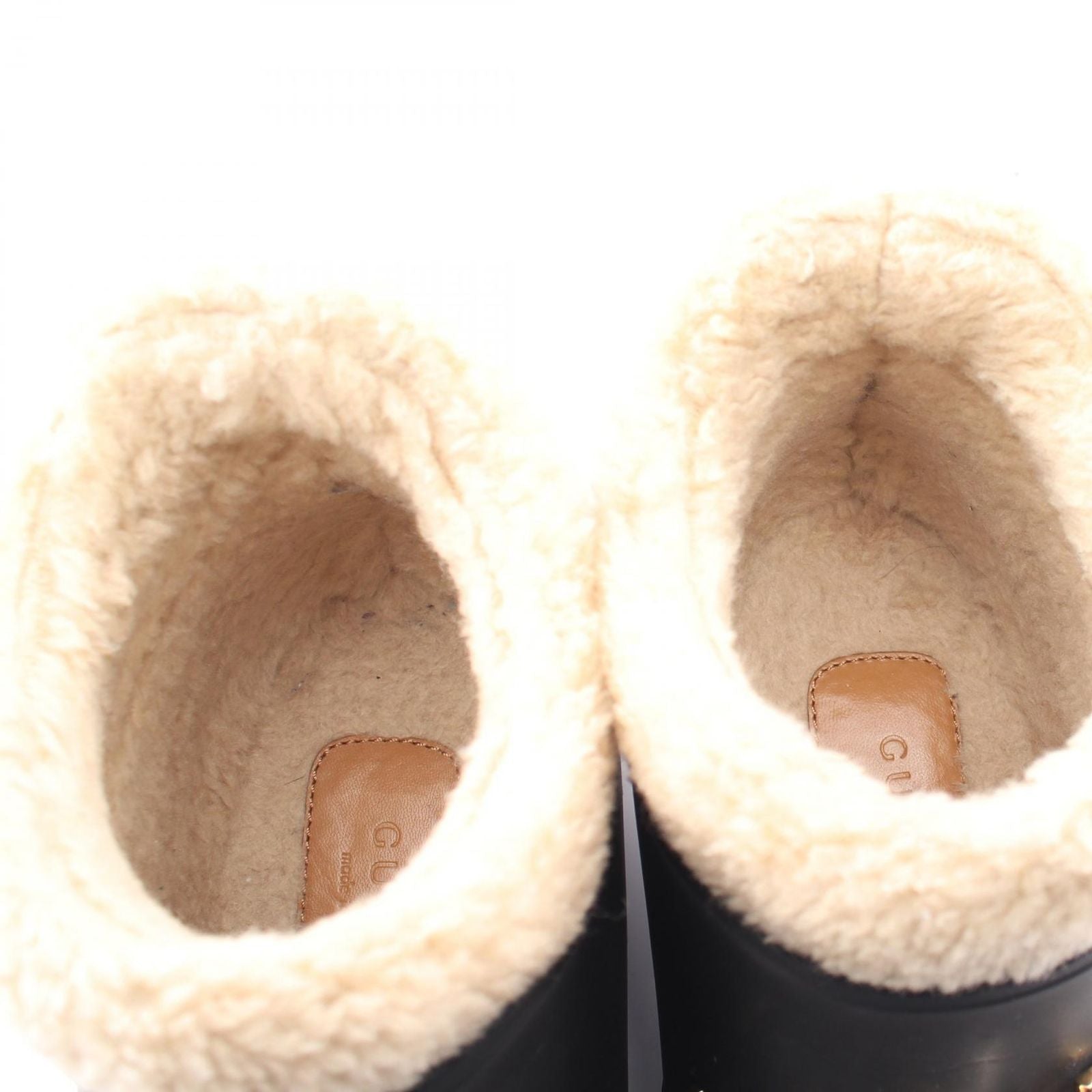 Gucci Boots Interlocking Black — view 7