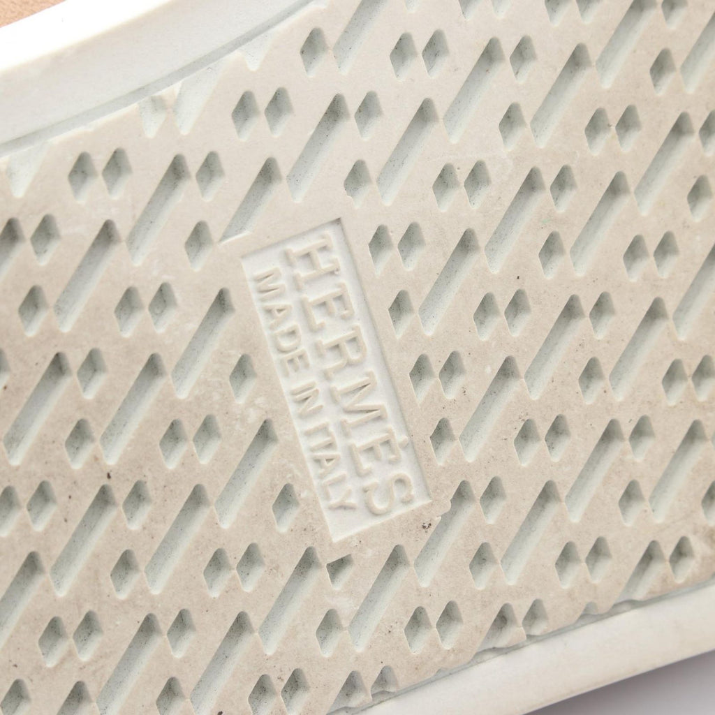 Hermes Moccasin Icon Kelly Buckle Brown Suede Sneakers — view 6