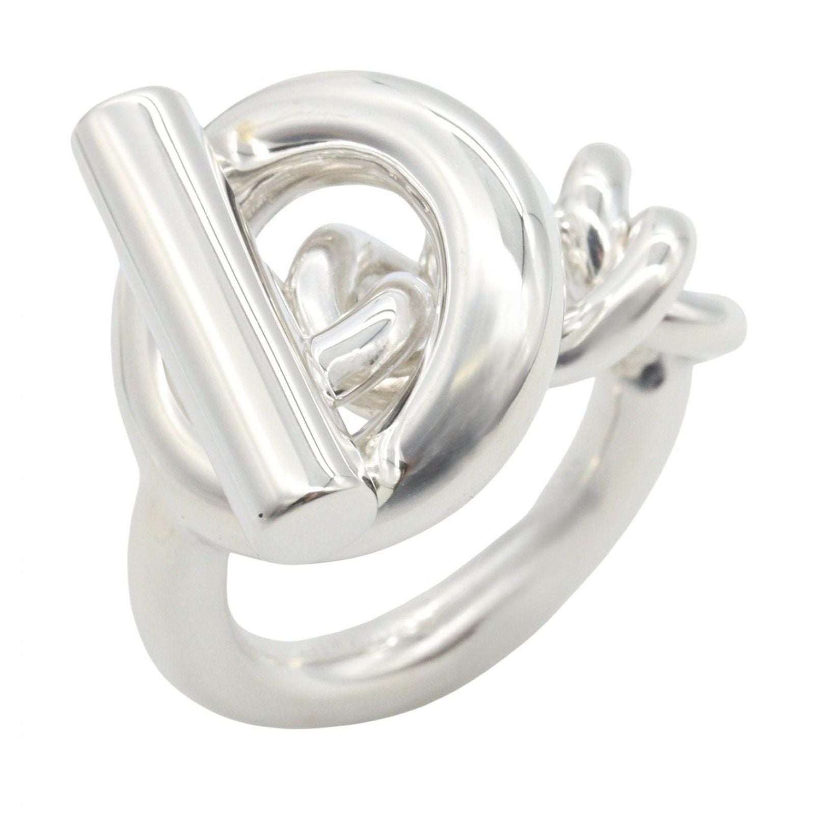 Hermes Ring Croisette GM 925 Sterling Silver