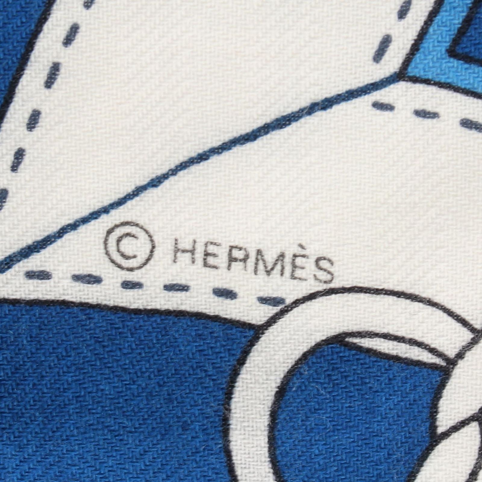 Hermes Scarf Carre Geant 140 la Promenade du Matin Silk — view 3