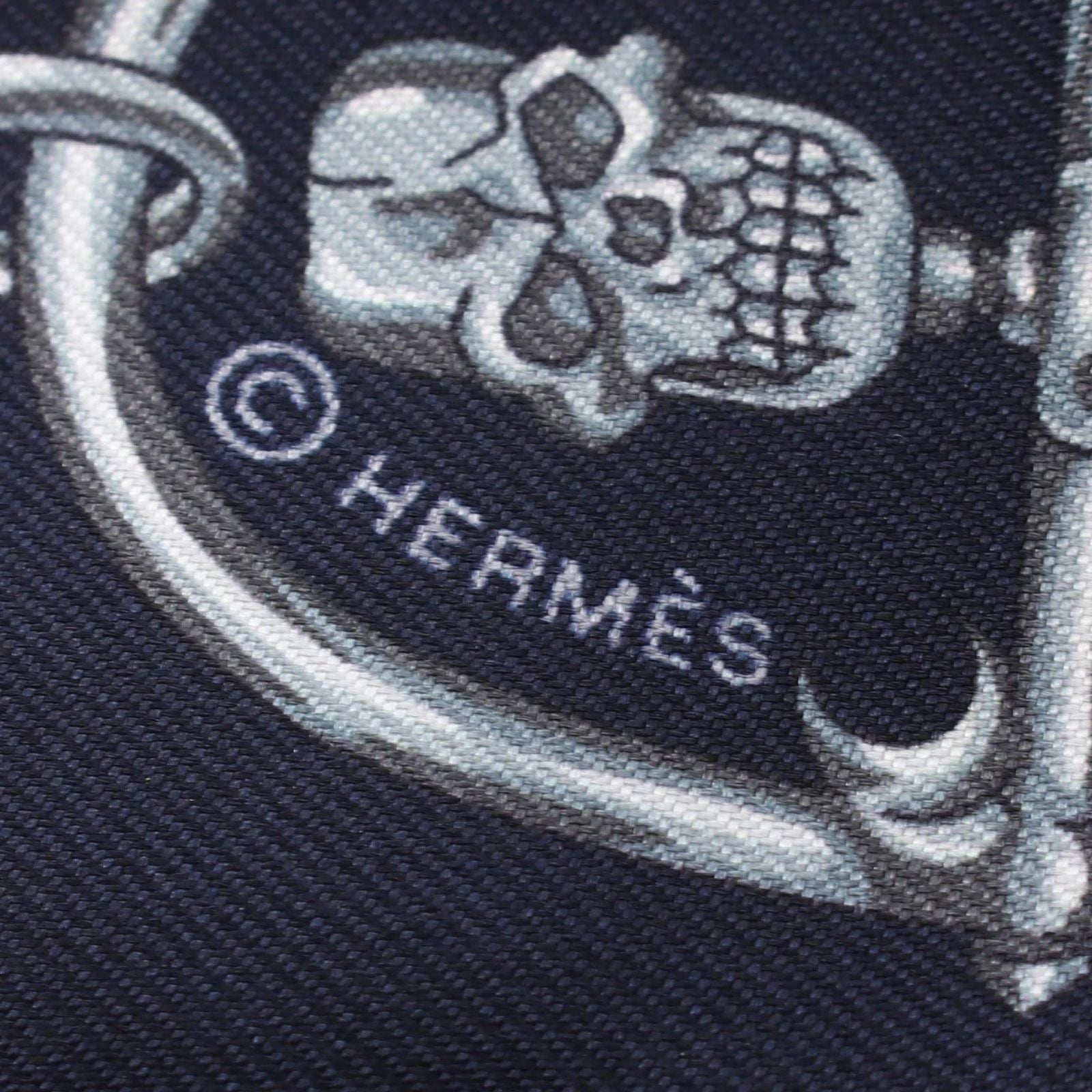 Hermes Scarf Twill C'est la Fete Ribbon Silk — view 4