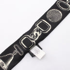 Hermes Scarf Twill Inventaire Poetique de Brides a Bloc Ribbon Silk — view 6