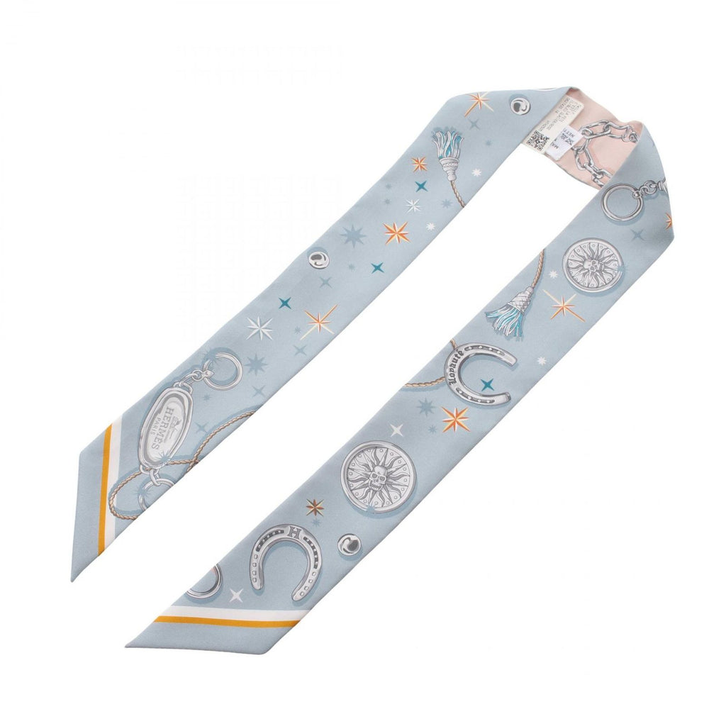 Hermes Scarf Twill C'est la Fete Ribbon Silk — view 2