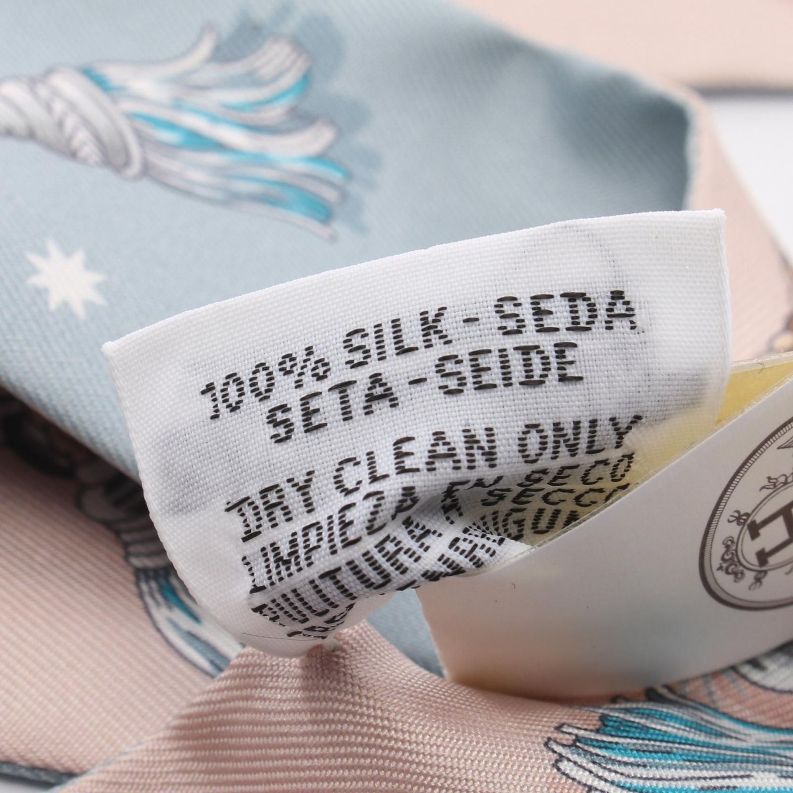 Hermes Scarf Twill C'est la Fete Ribbon Silk — view 5