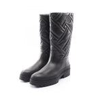 Hermes Boots Mosaic Black Leather