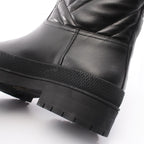 Hermes Boots Mosaic Black Leather — view 9