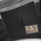 Hermes Boots Mosaic Black Leather — view 6