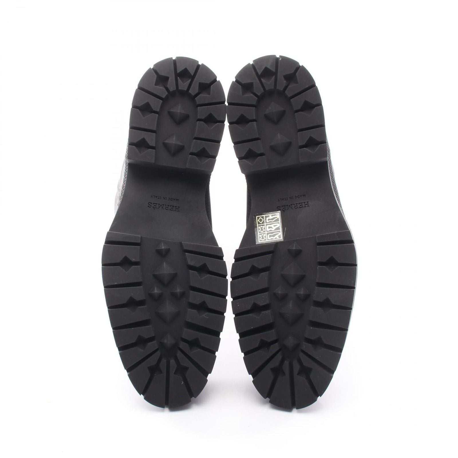 Hermes Boots Mosaic Black Leather — view 4