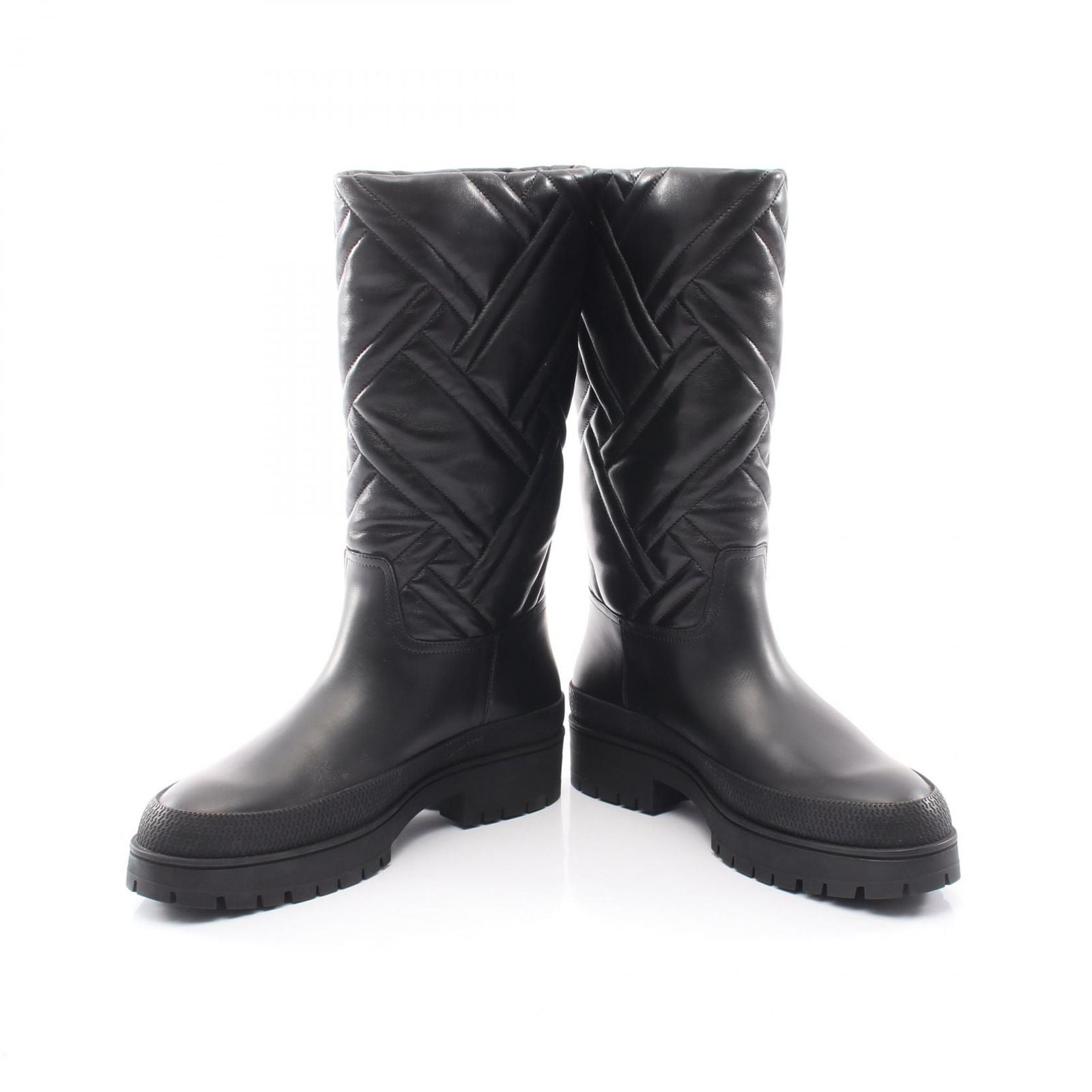 Hermes Boots Mosaic Black Leather — view 3