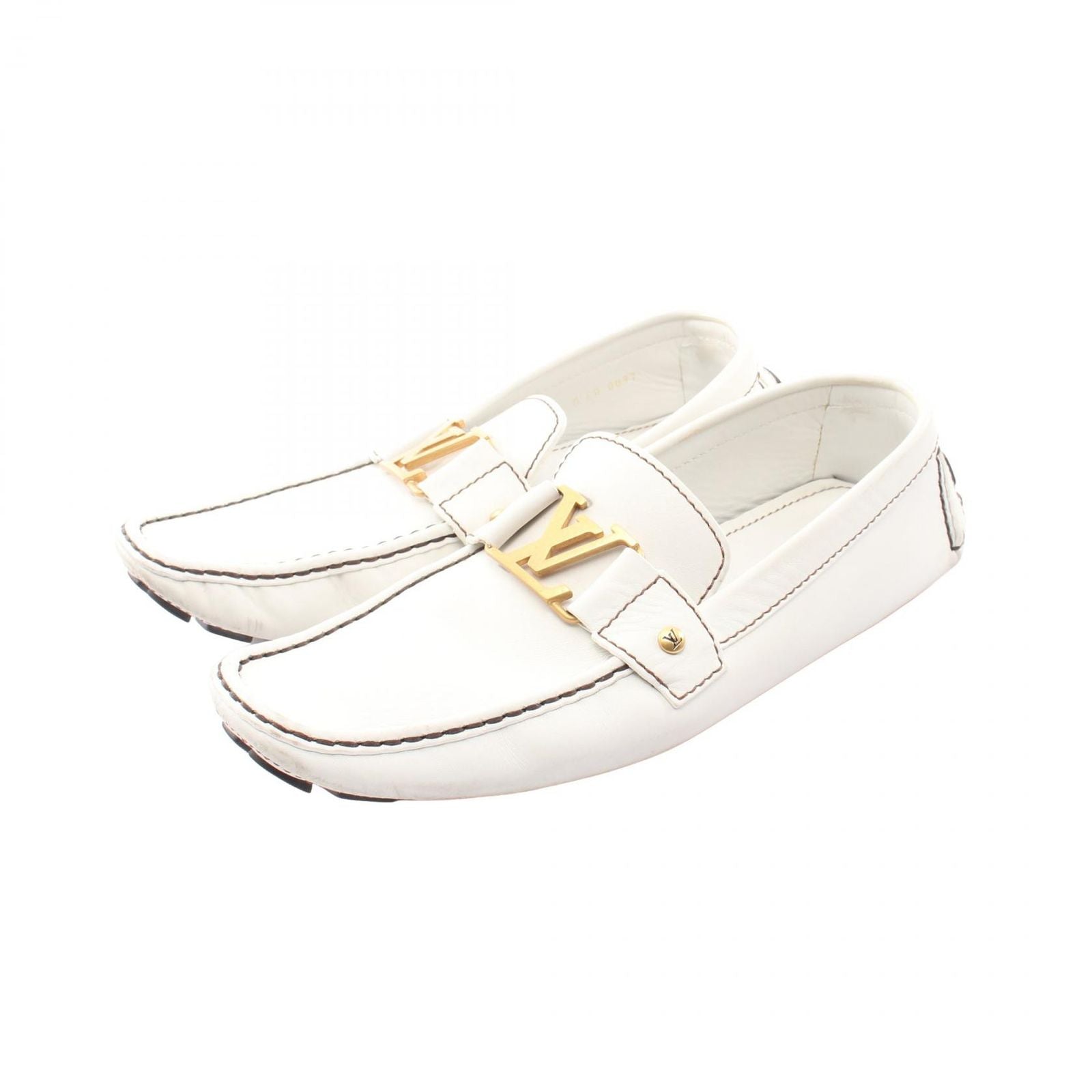 Louis Vuitton Loafers Monte Carlo Line White Leather