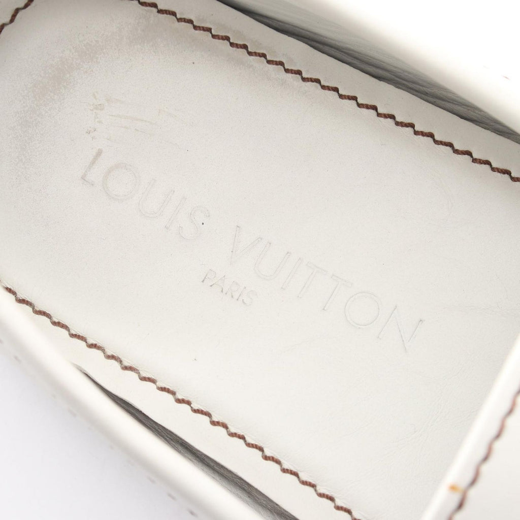 Louis Vuitton Loafers Monte Carlo Line White Leather — view 5