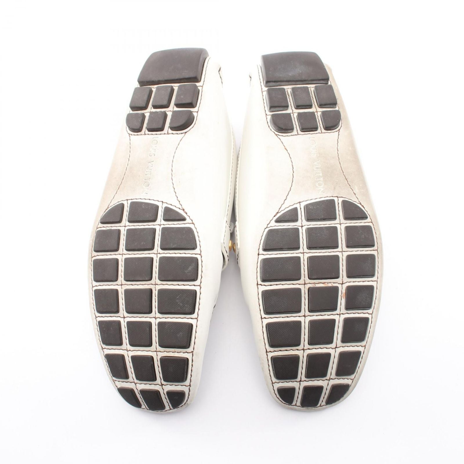 Louis Vuitton Loafers Monte Carlo Line White Leather — view 4